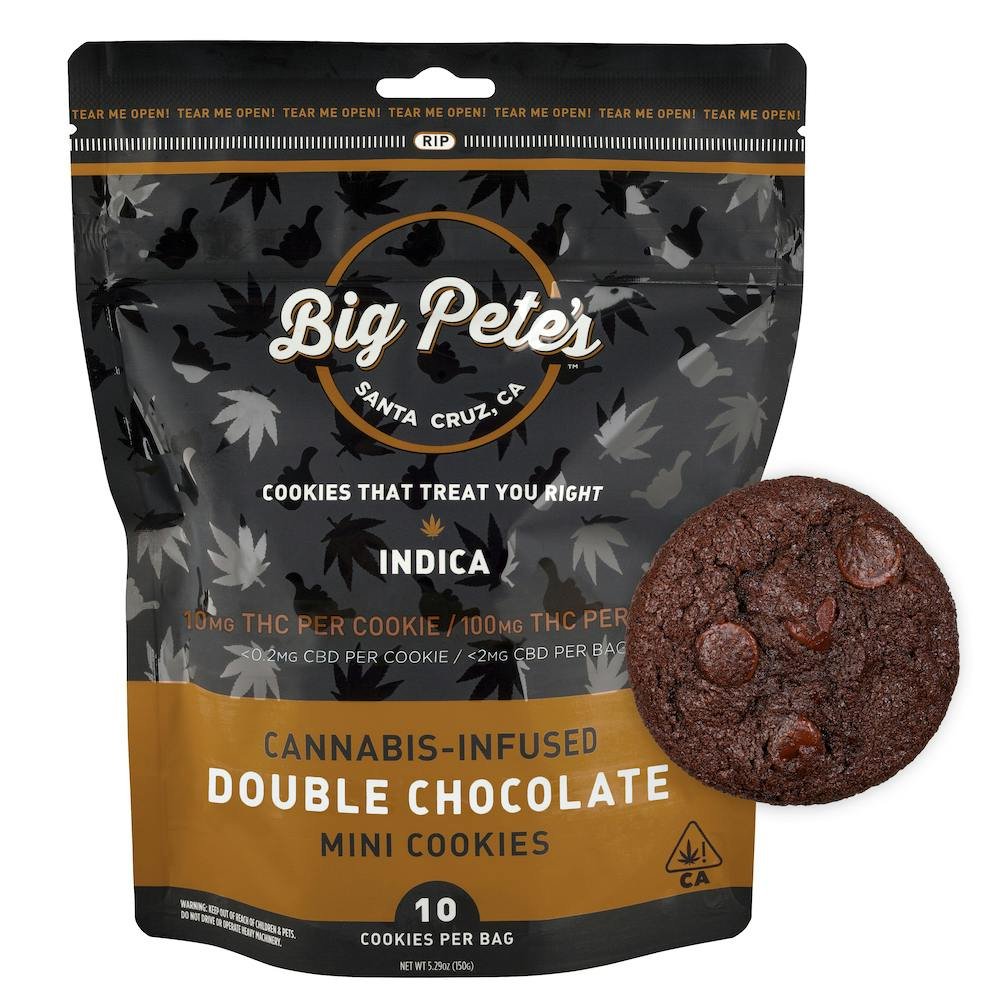 1668032211-bp_doublechoc_10pk_indica.jpg Double Chocolate Cookies Indica 100mg (10pk) - Image 1