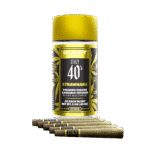 STRAWNANA - .5G 40's Infused Mini Blunt 5 Pack