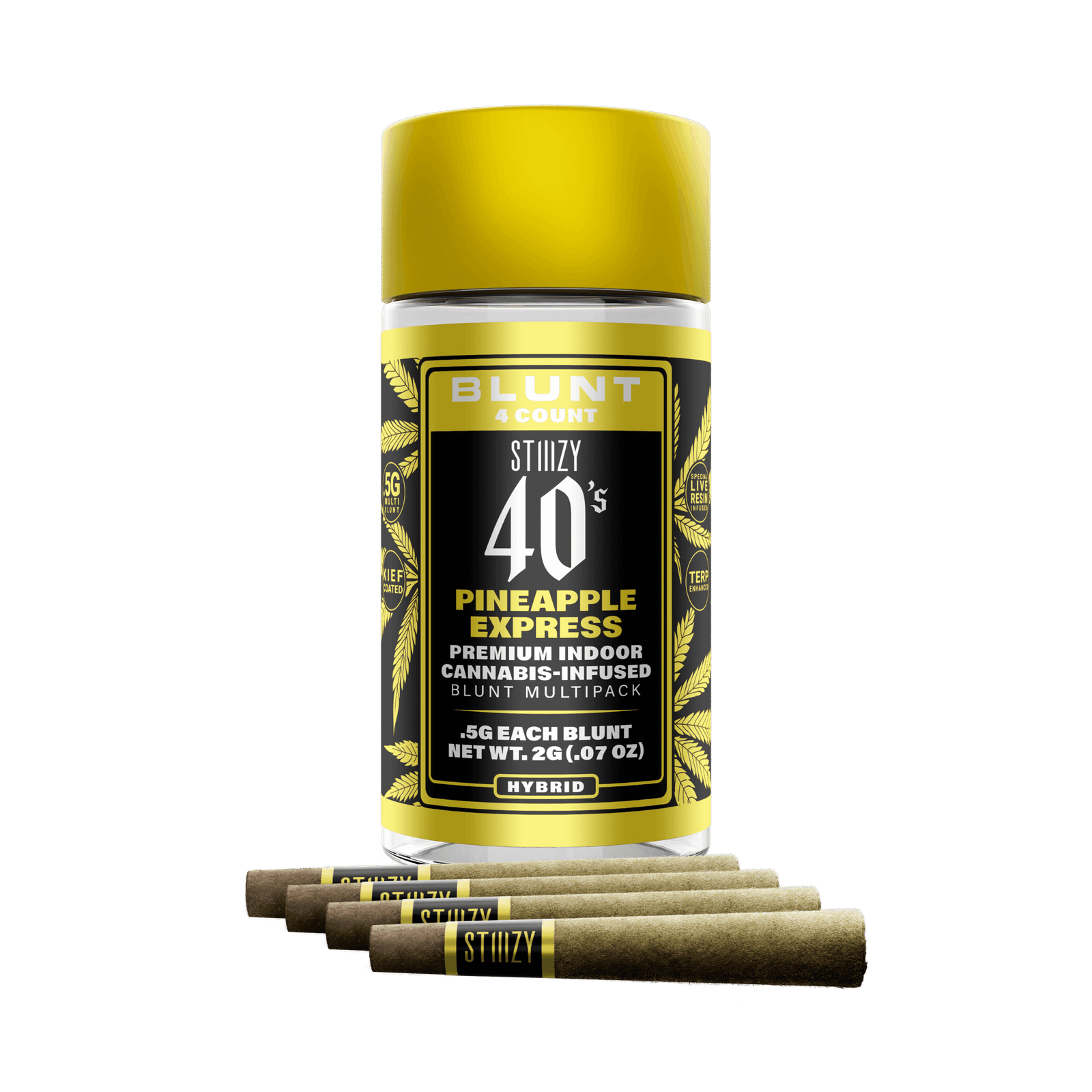 1719341188-1714083118-v2_nv_hg-multi_bl_w-product_h_pineapple-express.png PINEAPPLE EXPRESS - .5G 40's Infused Mini Blunt 5 Pack - Image 1