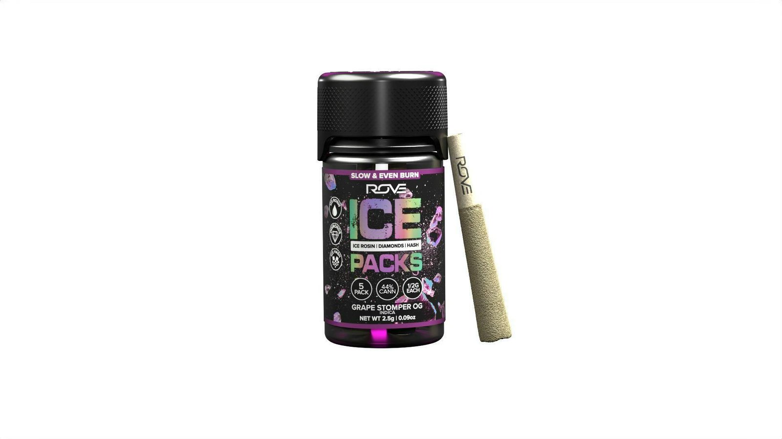 1748380903-icepackbottle_grapestomper_2-5g_0004.jpg Grape Stomper OG | Infused Ice Packs (Rosin, Hash, and Diamonds) | 5pk - Image 1