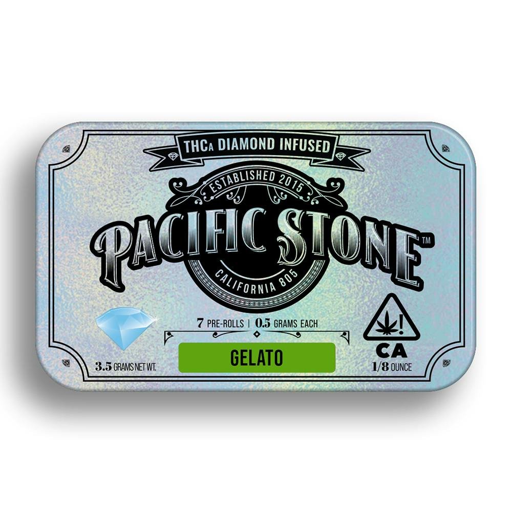 1749576003-ps_img_diamond_gelato_sq.jpg Gelato Hybrid Infused Pre-Rolls 7pk (3.5g) - Image 1