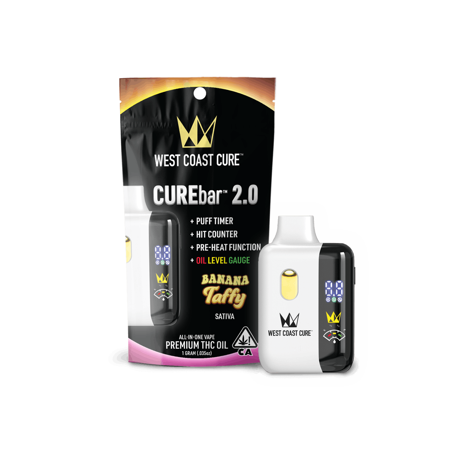 1764098064-banana_taffy_curebar_2-0-1.png Banana Taffy - 1G AIO CUREbar 2.0 - Image 1