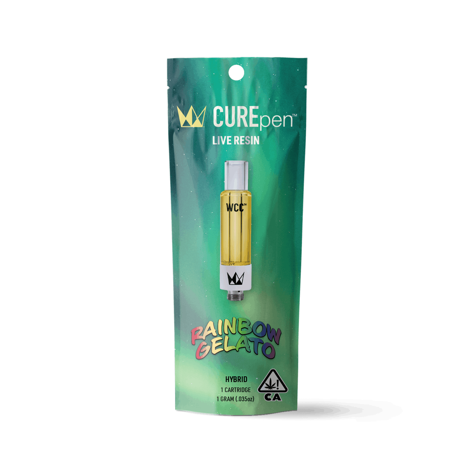 1767211569-1g_curepen_live_resin_rainbow_gelato-1.png Rainbow Gelato Live Resin Cartridge - 1g - Image 1