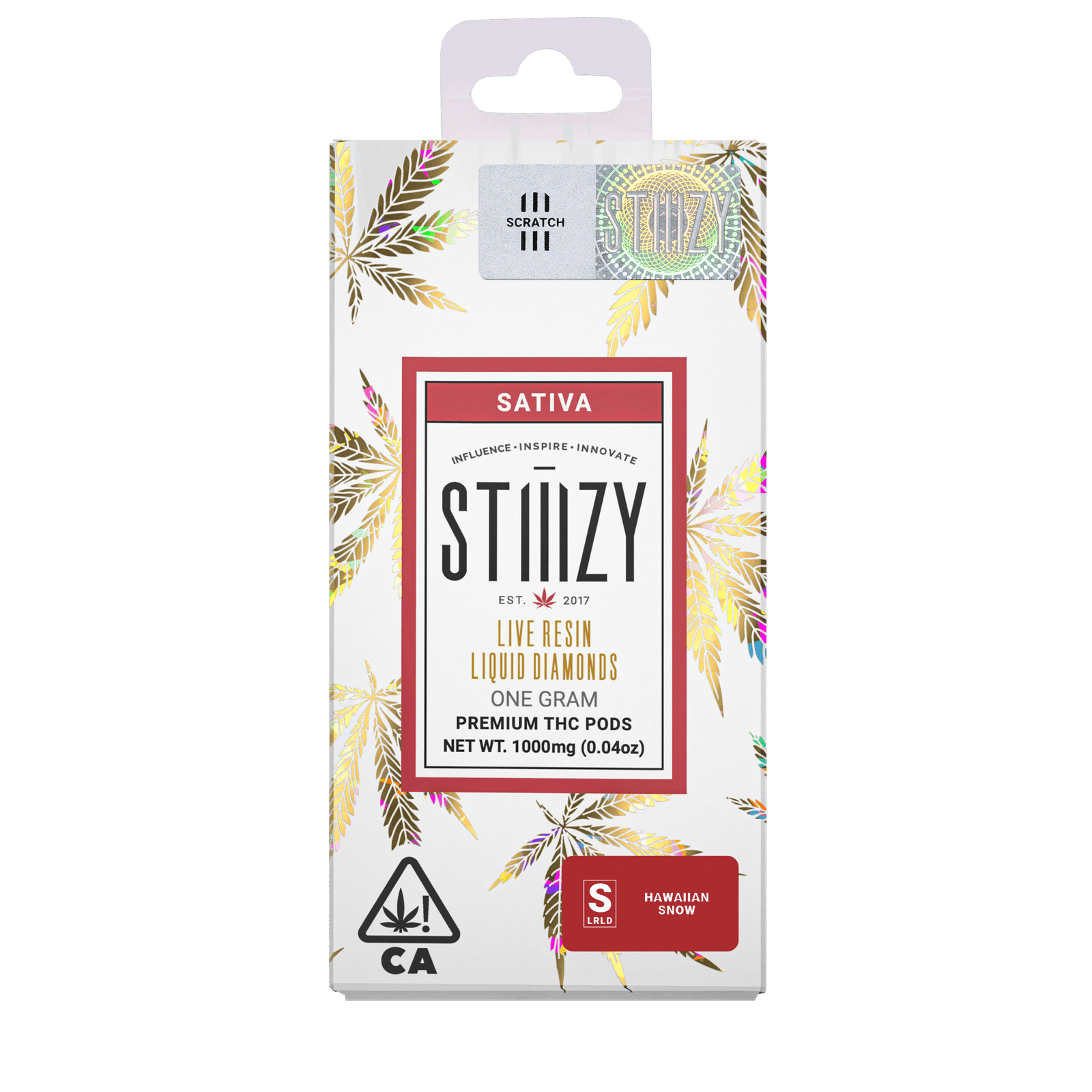1768520717-ca_fg-lrld-s-hawaiiansnow_1.png Vape Cartridge - HAWAIIAN SNOW 1G Live Resin Liquid Diamonds Pod - STIIIZY - Image 1