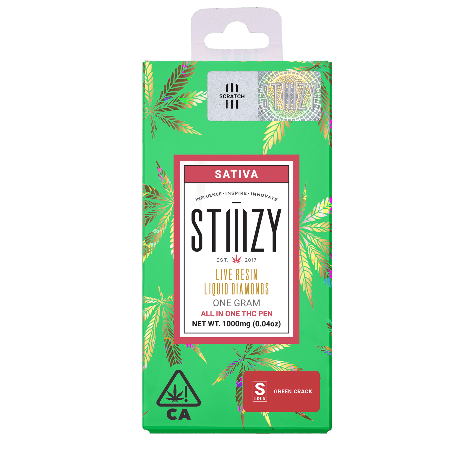 1768599468-ca_fg-aio_lrld-s-greencrack_1.png Vape - GREEN CRACK 1G LQD All-In-One - Image 1