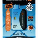 DabbarX Blue Fuel AIO Disposable – 2G (Indica)