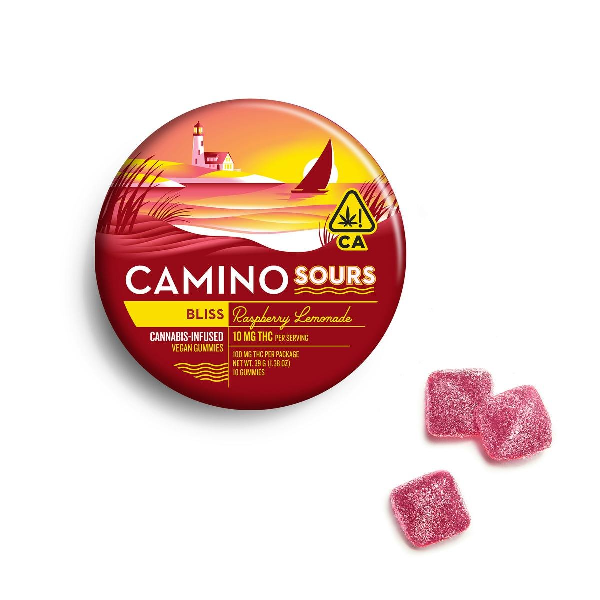 1713562919-caminosours-ca-rl-productmenu_wgummies-1200x1200-bd93c0f Camino Sours Raspberry Lemonade 'Bliss' Gummies - Image 1